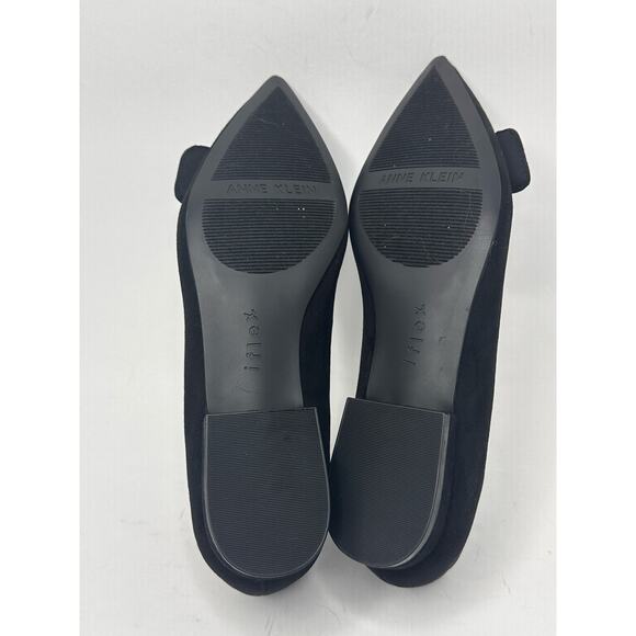 Anne Klein Kalea Ballet Flat Black Suede Size 7.5 M NWT - Picture 9 of 9